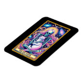 De Cat Lover Tarot Kaart Magnet Magneet (Linkerzijde)