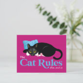 De Cat Rules...Mam zei dat Briefkaart (Staand voorkant)