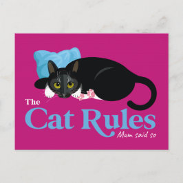 De Cat Rules...Mam zei dat Briefkaart