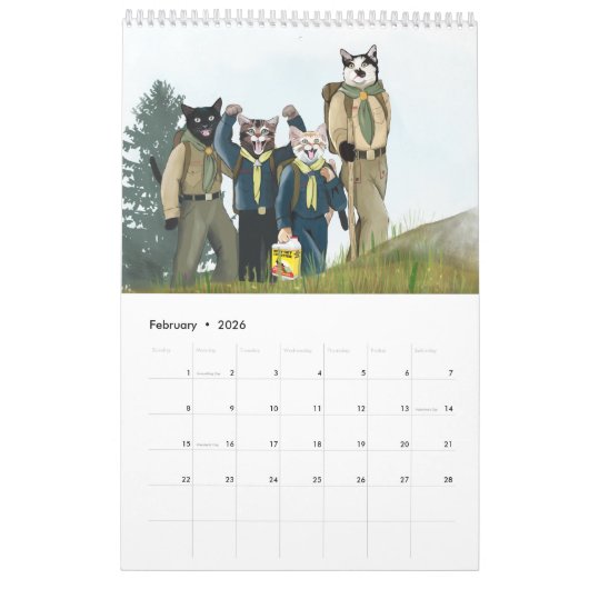 De Cat Scouts 2020-kalender Kalender (Feb 2026)