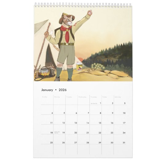 De Cat Scouts 2020-kalender Kalender (Jan 2026)