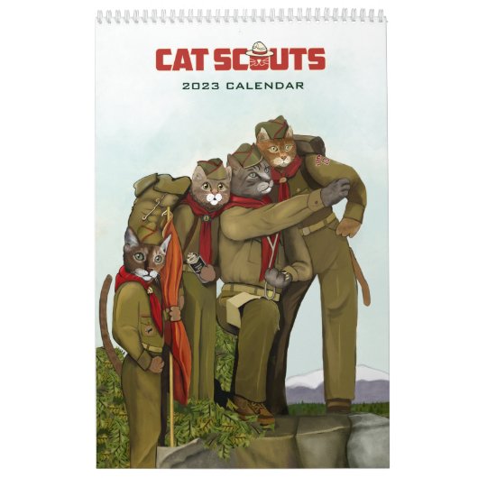De Cat Scouts 2023-kalender Kalender (Hoes)