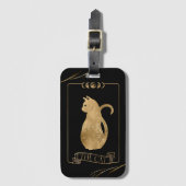 De Cat Tarot-Kaart Bagagelabel (Voorkant (verticaal))