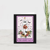 De Cat Tarot Kaart Ghost Halloween Pumpkin Cat Lov (Voorkant)