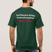De catastrofale oosteraar Xnog niet T-shirt (Achterkant)