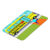 de Catching School Bus Flexi Magnet Magneet (Linkerzijde)