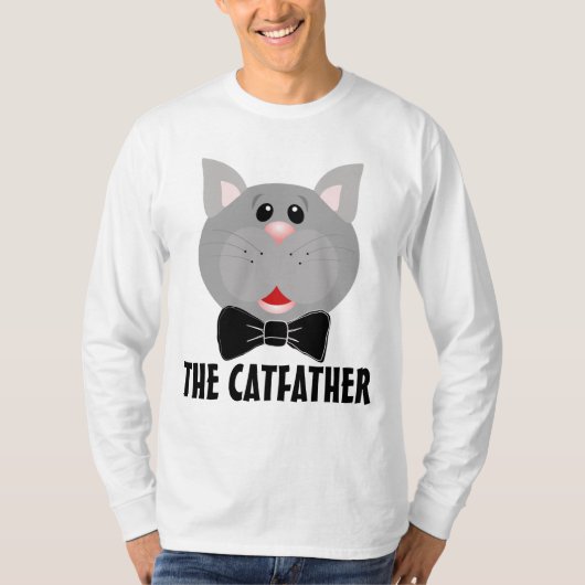 De CATFATHER, Cat Dad T-shirts (Voorkant)