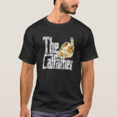 De Catfather Cat Father Mafia Whiskers Male papa T-shirt (Voorkant)