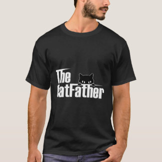 De Catfather Funny Cute Cat Vader T-shirt