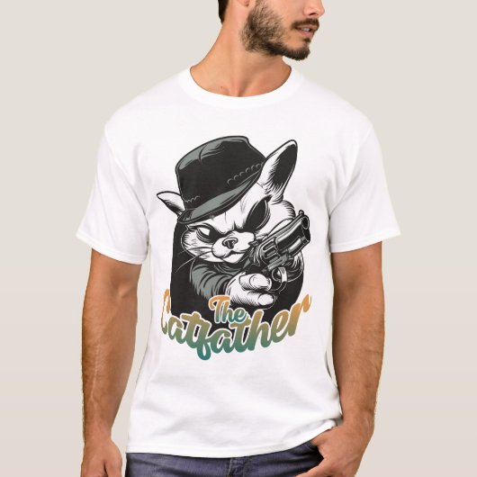 De Catfather T-shirt (Voorkant)