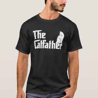 De Catfather T Shirt Funny Cat Parodie Mannen Vade