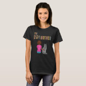 De Catmoeder Maine Coon Cat Moeder Cat Mam T-shirt (Voorkant volledig)