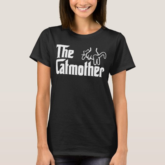 De Catmother Kat Mam Moederdag T-shirt (Voorkant)