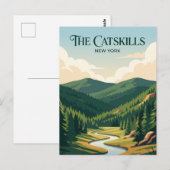 De Catskills New York Briefkaart (Voorkant / Achterkant)