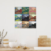 De Causeway van de Giant... Noord-Ierland Collage Poster (Keuken)