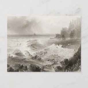 De Causeway van de Giant van boven Briefkaart