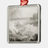 De Causeway van de Giant van boven Metalen Ornament (Links)