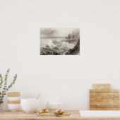 De Causeway van de Giant van boven Poster (Keuken)