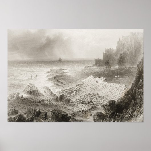De Causeway van de Giant van boven Poster (Voorkant)