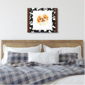 De Cavalier King Charles Spaniel Canvas Wall Art Afdruk (Insitu (Slaapkamer))