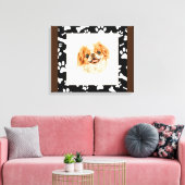 De Cavalier King Charles Spaniel Canvas Wall Art Afdruk (Insitu (Woonkamer))