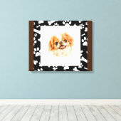 De Cavalier King Charles Spaniel Canvas Wall Art Afdruk (Insitu (Houten vloer))