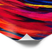 De Cavalier Koning Charles Spaniel Hond 005 - Zett Perfect Poster (Hoek)