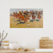 De Cavalry Charge Poster (Keuken)