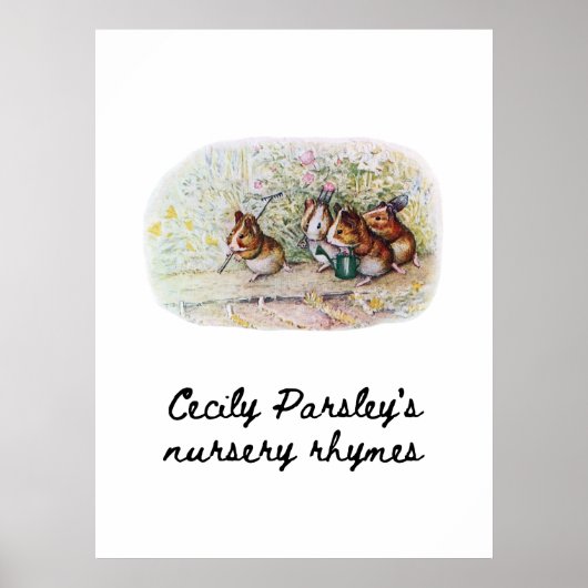 De cavia tuinders poster (Voorkant)