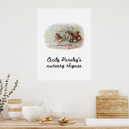 De cavia tuinders poster (Keuken)