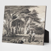 De Cedars van Libanon, gegraveerd door Freeman (se Fotoplaat (Zijkant)