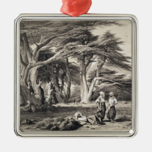De Cedars van Libanon, gegraveerd door Freeman (se Metalen Ornament