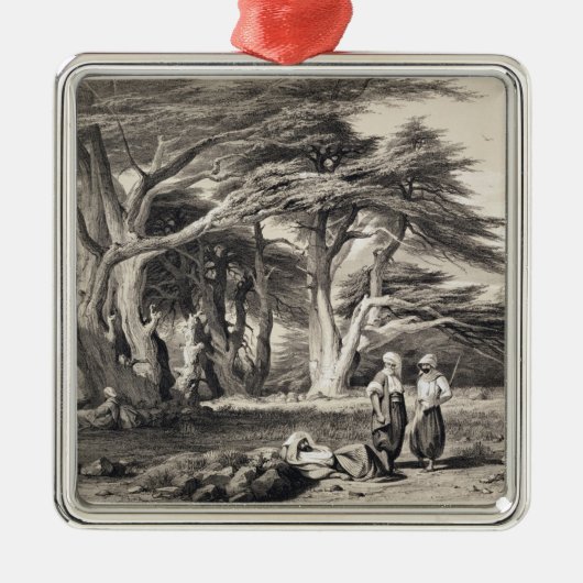 De Cedars van Libanon, gegraveerd door Freeman (se Metalen Ornament (Voorkant)