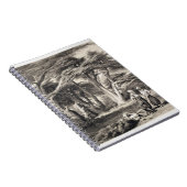 De Cedars van Libanon, gegraveerd door Freeman (se Notitieboek (Rechterzijde)