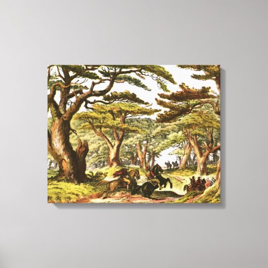 De Ceders van Libanon Canvas Afdruk (Voorkant)