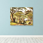 De Ceders van Libanon Canvas Afdruk (Insitu (Houten vloer))