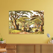 De Ceders van Libanon Canvas Afdruk (Insitu (Woonkamer))