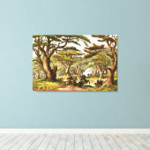 De Ceders van Libanon Canvas Afdruk (Insitu (Houten vloer))