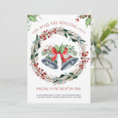 De cellen gaan uit Holly Wreating Moving Aankondiging (Staand voorkant)