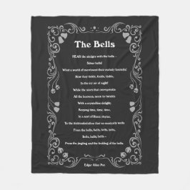 De cellen van Edgar Allan Poe Fleece Deken