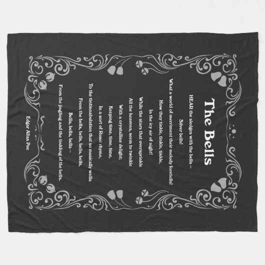 De cellen van Edgar Allan Poe Fleece Deken (Voorkant (Horizontaal))