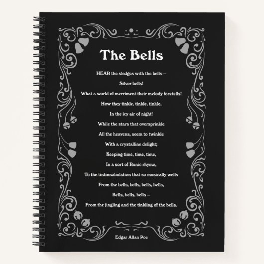 De cellen van Edgar Allan Poe Notitieboek (Voorkant)