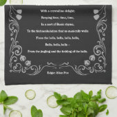 De cellen van Edgar Allan Poe Theedoek (Gevouwen)