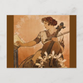 De Cellist Briefkaart (Voorkant)