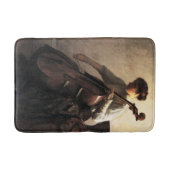 De cellist (door Joseph DeCamp) Badmat (Voorkant)