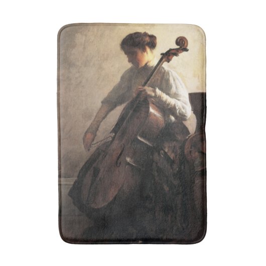 De cellist (door Joseph DeCamp) Badmat (Voorkant Verticaal)