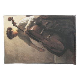 De cellist (door Joseph DeCamp) Kussensloop