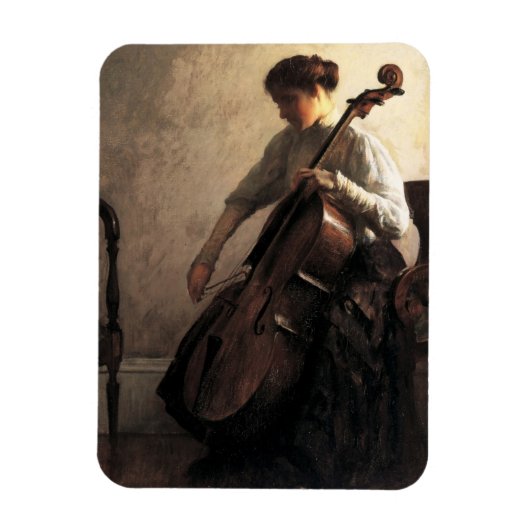 De cellist (door Joseph DeCamp) Magneet (Verticaal)