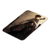 De cellist (door Joseph DeCamp) Magneet (Linkerzijde)