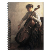 De cellist (door Joseph DeCamp) Notitieboek (Voorkant)